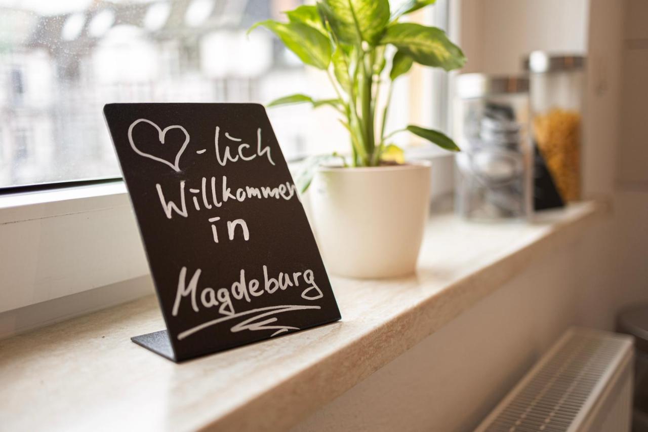 Blue Chili 01 - Top City Lage Am Hbhf Boxspringbett Bis 4 Pers Magdeburgo Esterno foto